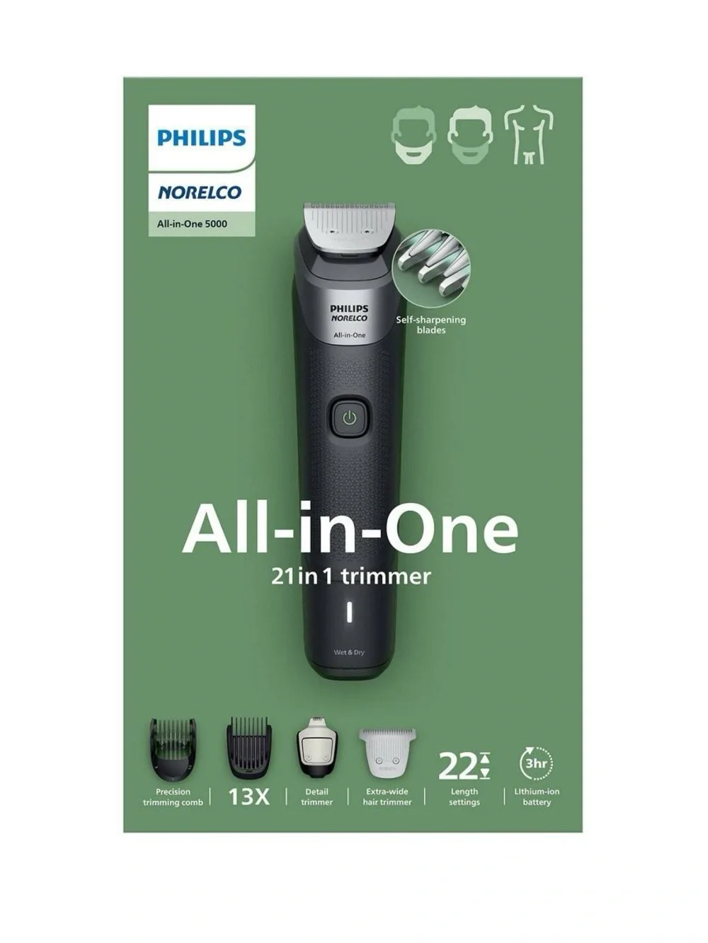 Philips Norelco All-In-One 5000 Hair Trimmer set